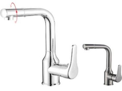 YUNAR Single lever basin mixer