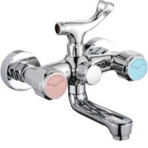 YUNAR Single lever wall-mounted kitchen shower mixer